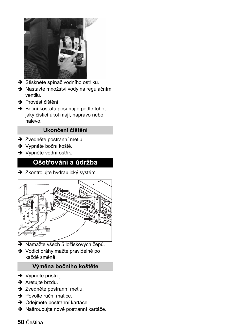Ošetřování a údržba | Karcher ICC 1 D Adv User Manual | Page 50 / 59
