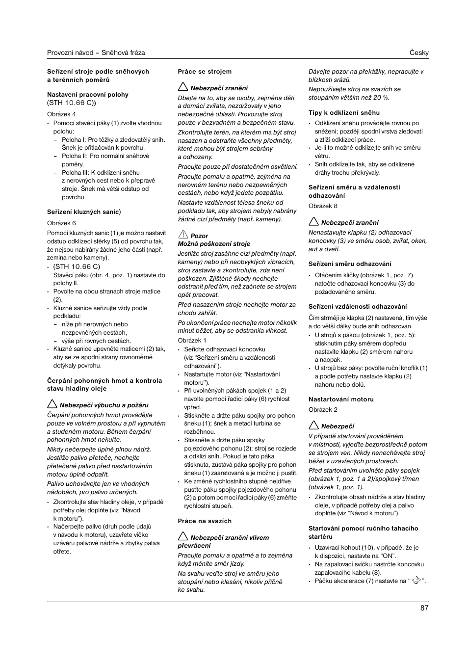 Karcher STH 8-66 User Manual | Page 87 / 149