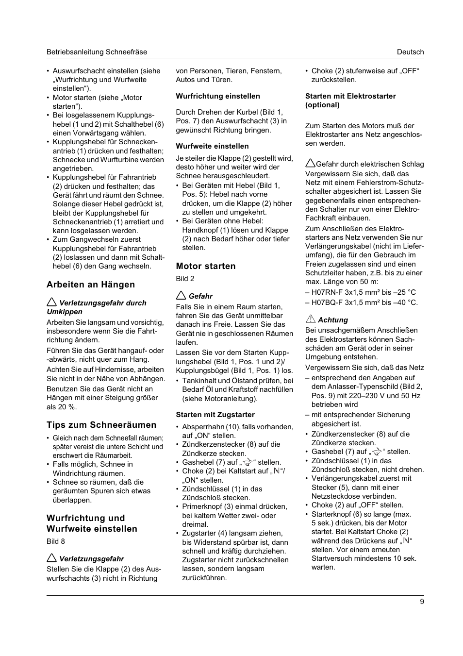 Karcher STH 8-66 User Manual | Page 9 / 149