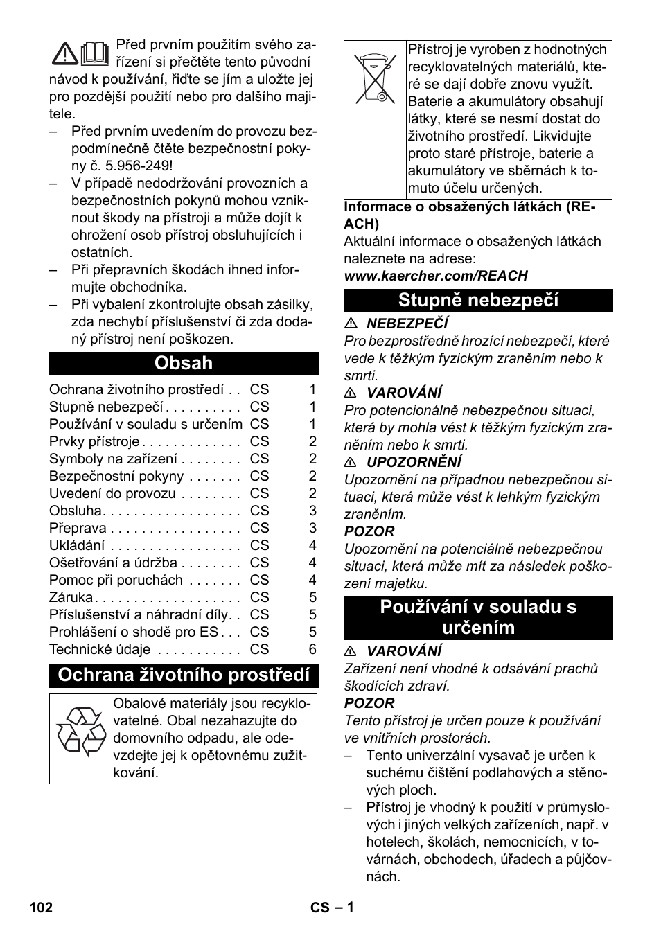 Karcher T 9-1 Bp User Manual | Page 102 / 180