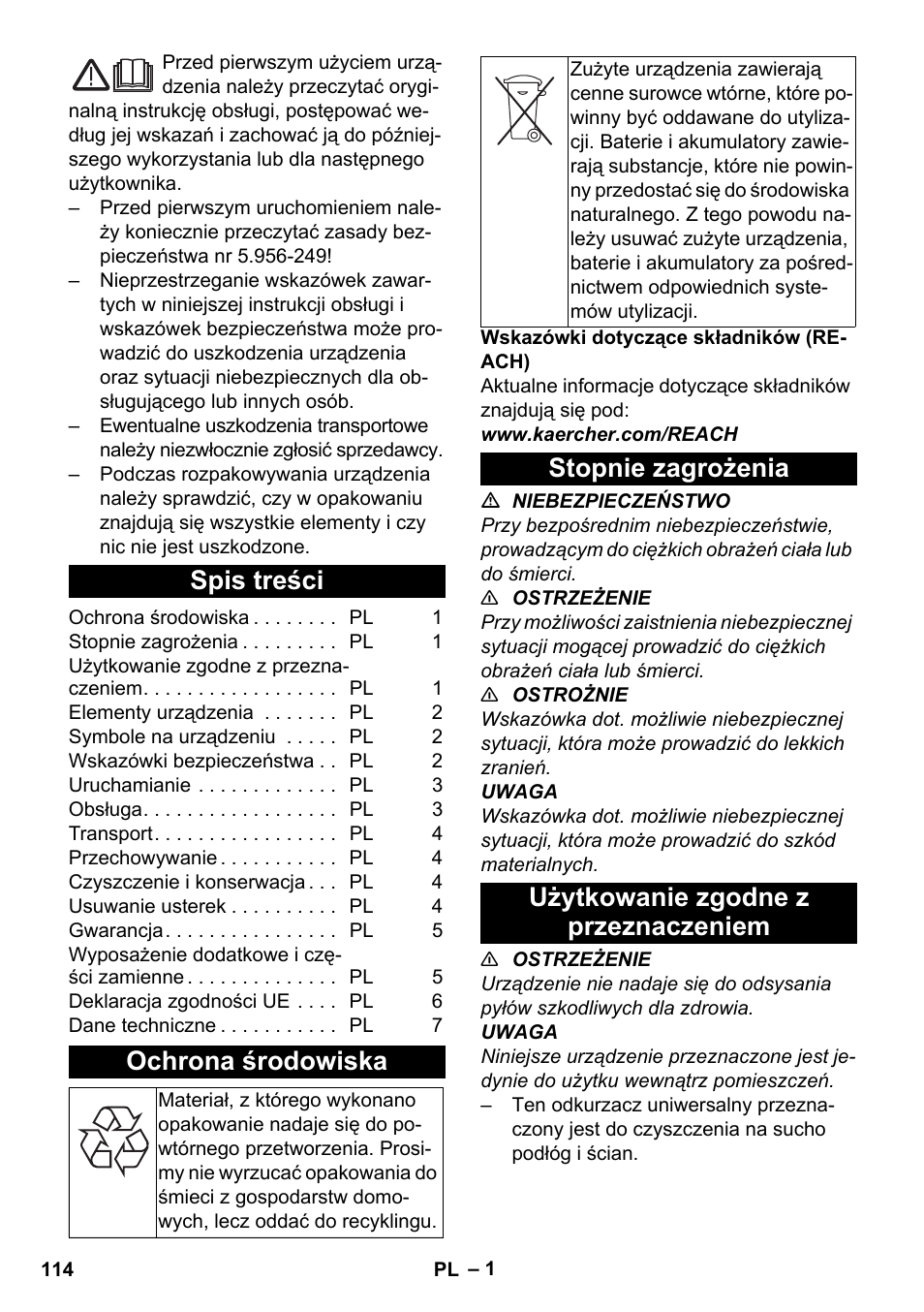 Karcher T 9-1 Bp User Manual | Page 114 / 180