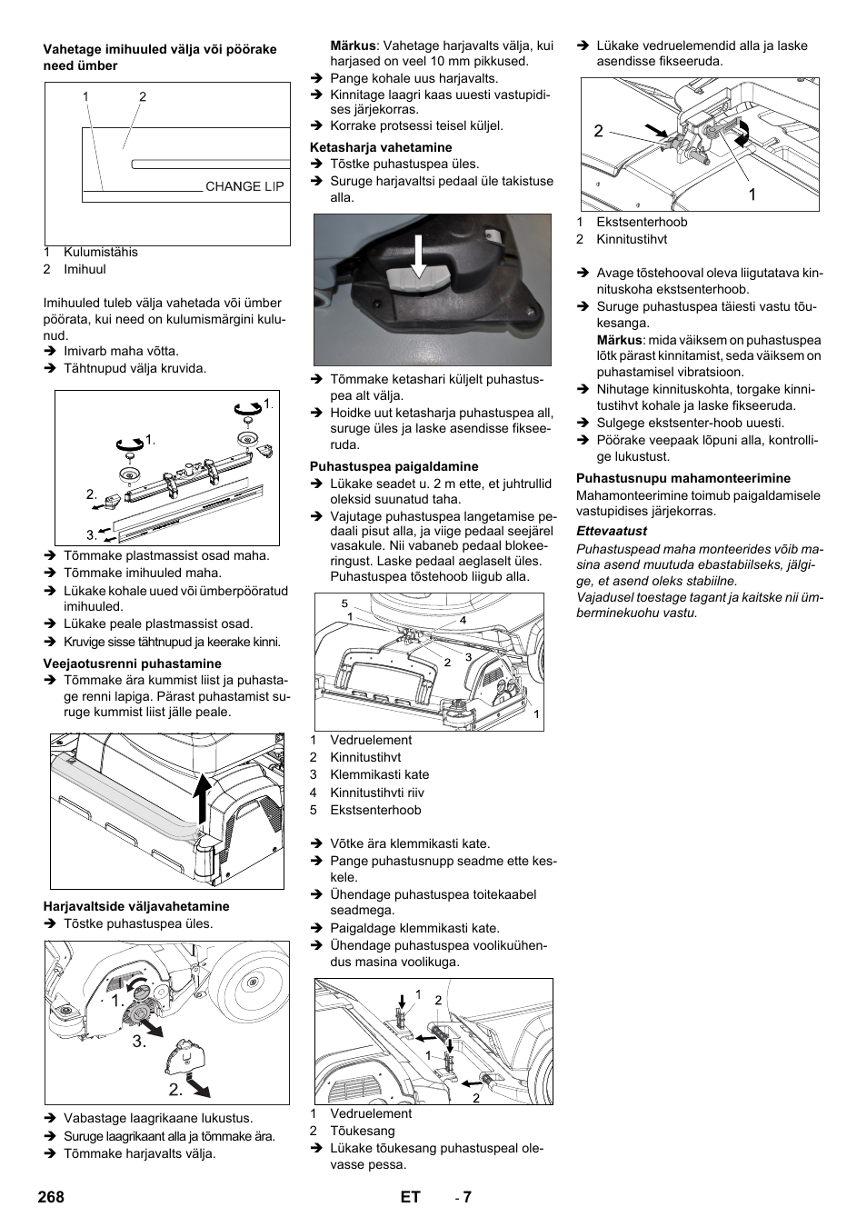 Karcher B 60 W User Manual | Page 268 / 312