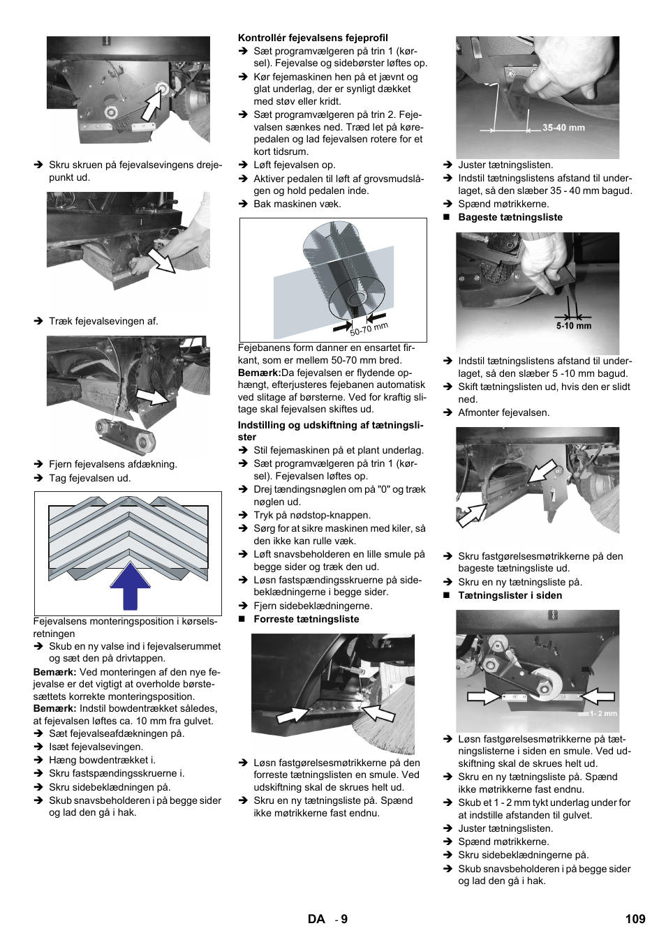 Karcher KM 100-100 R Bp Pack User Manual | Page 109 / 230