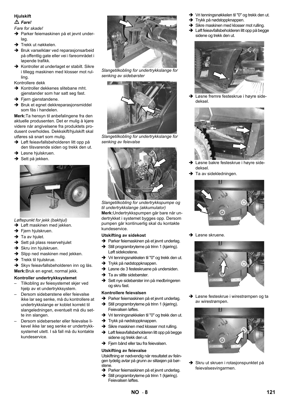 Karcher KM 100-100 R Bp Pack User Manual | Page 121 / 230