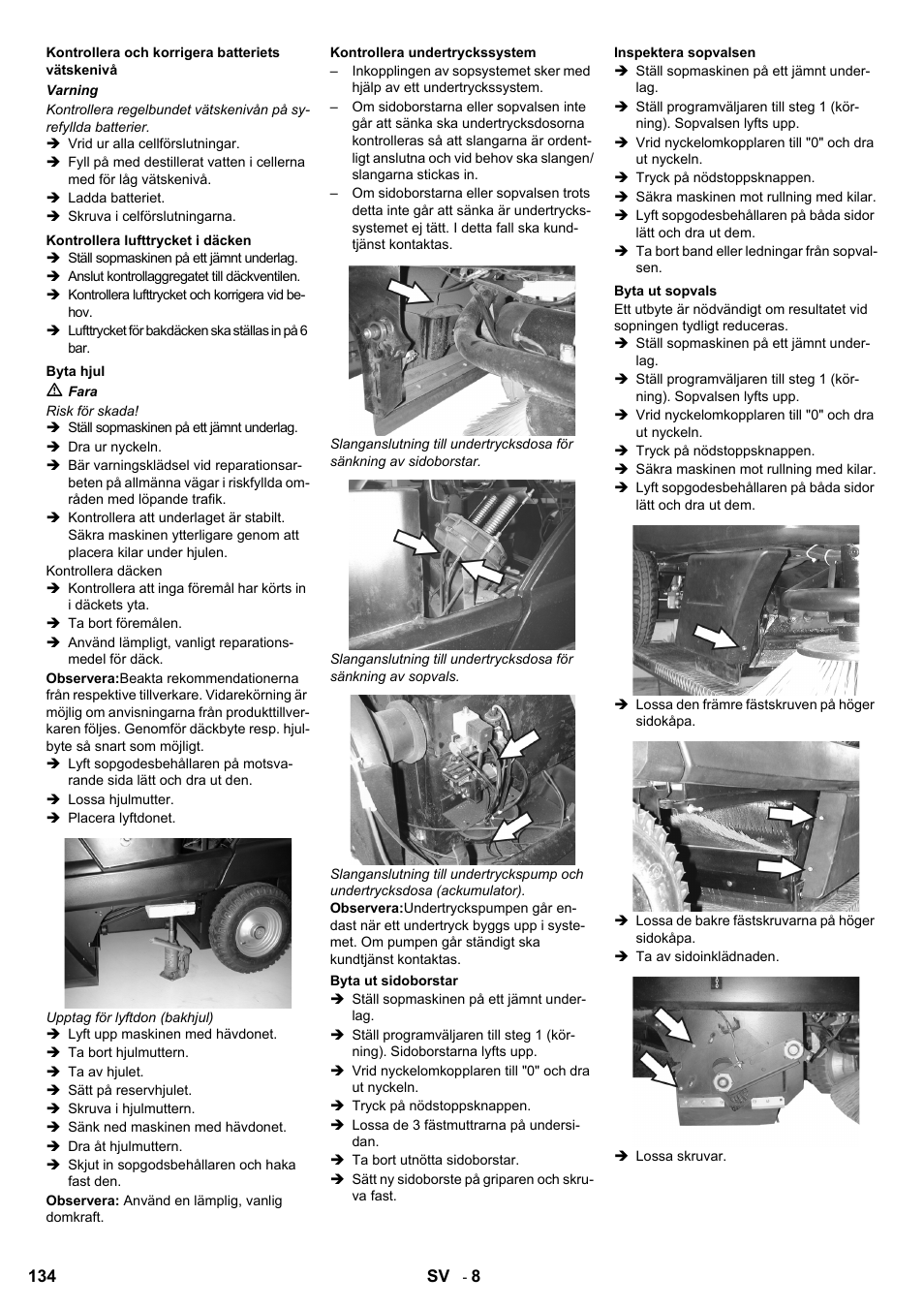 Karcher KM 100-100 R Bp Pack User Manual | Page 134 / 230