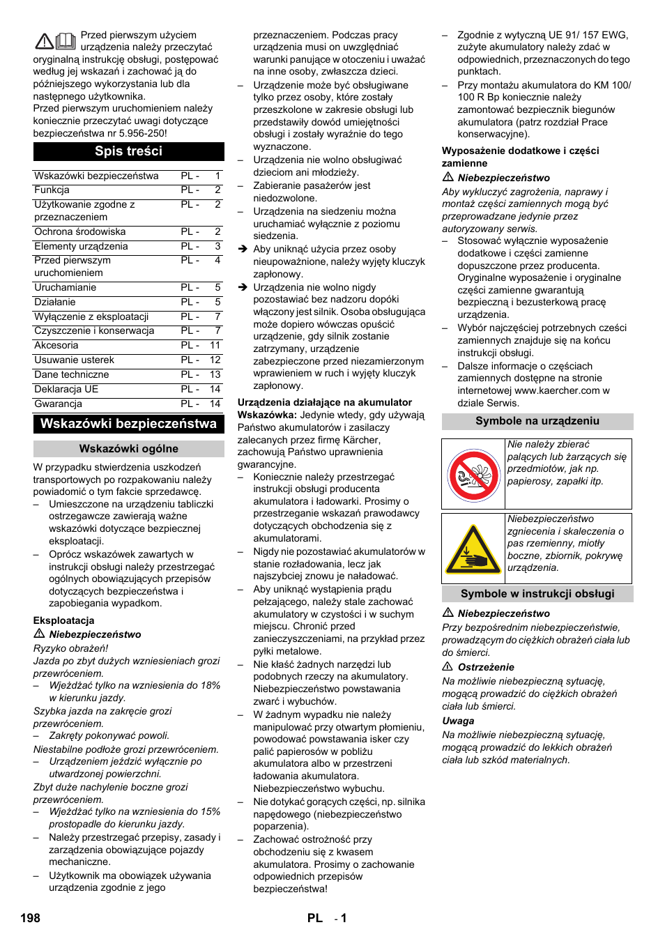 Karcher KM 100-100 R Bp Pack User Manual | Page 198 / 230