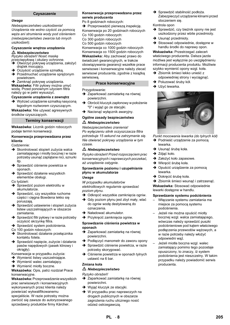 Karcher KM 100-100 R Bp Pack User Manual | Page 205 / 230