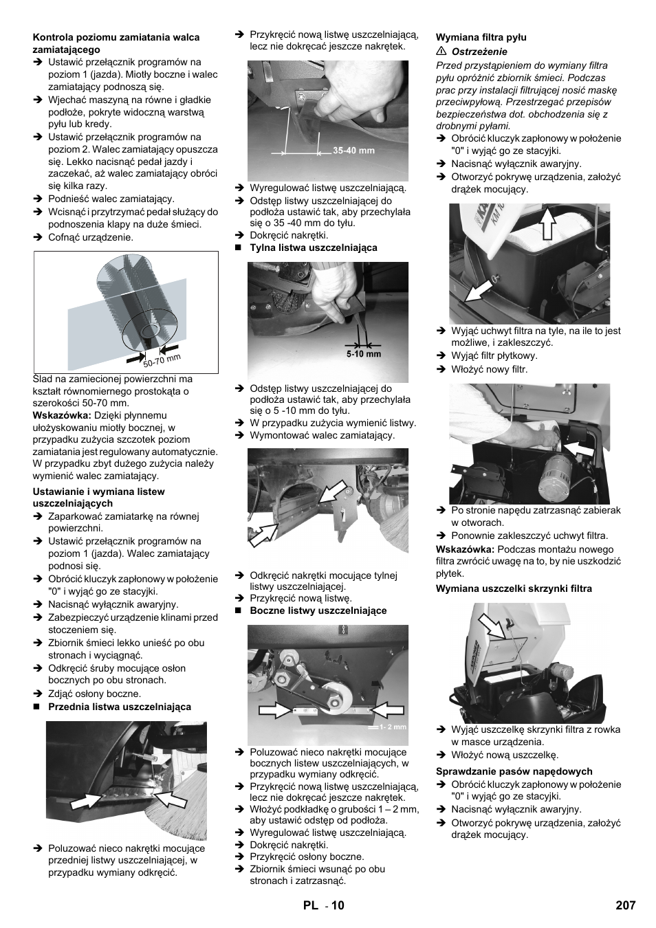 Karcher KM 100-100 R Bp Pack User Manual | Page 207 / 230