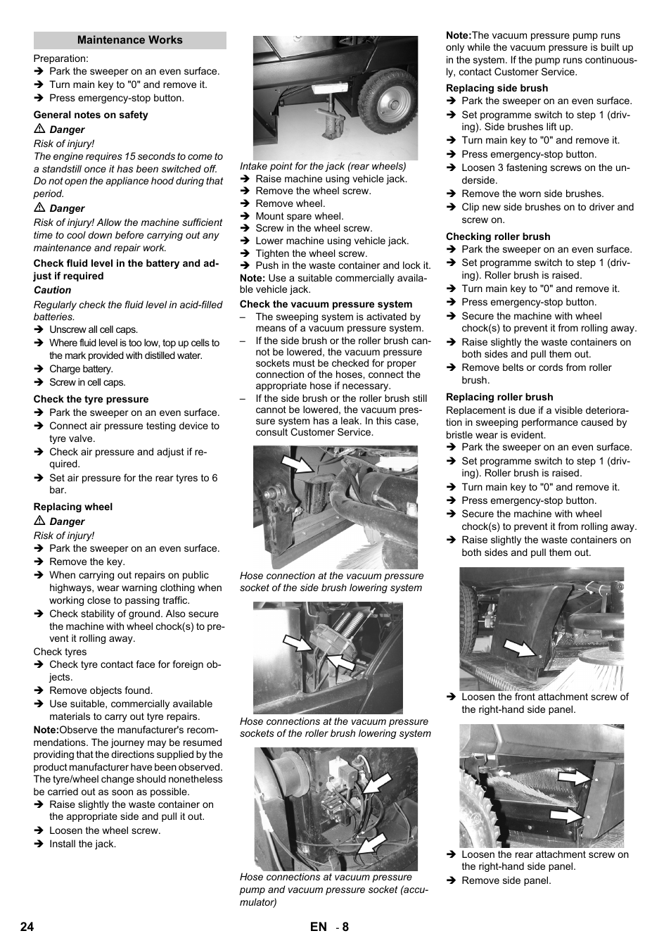 Karcher KM 100-100 R Bp Pack User Manual | Page 24 / 230