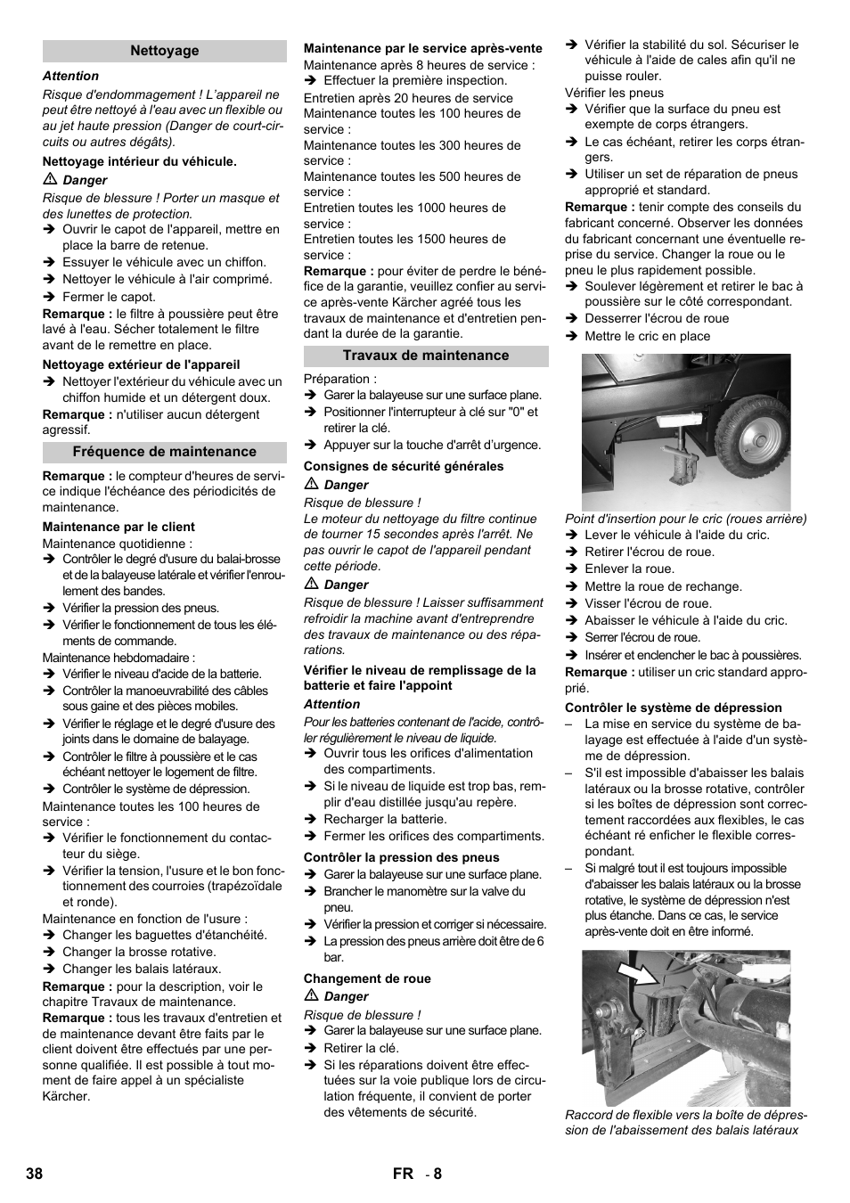 Karcher KM 100-100 R Bp Pack User Manual | Page 38 / 230