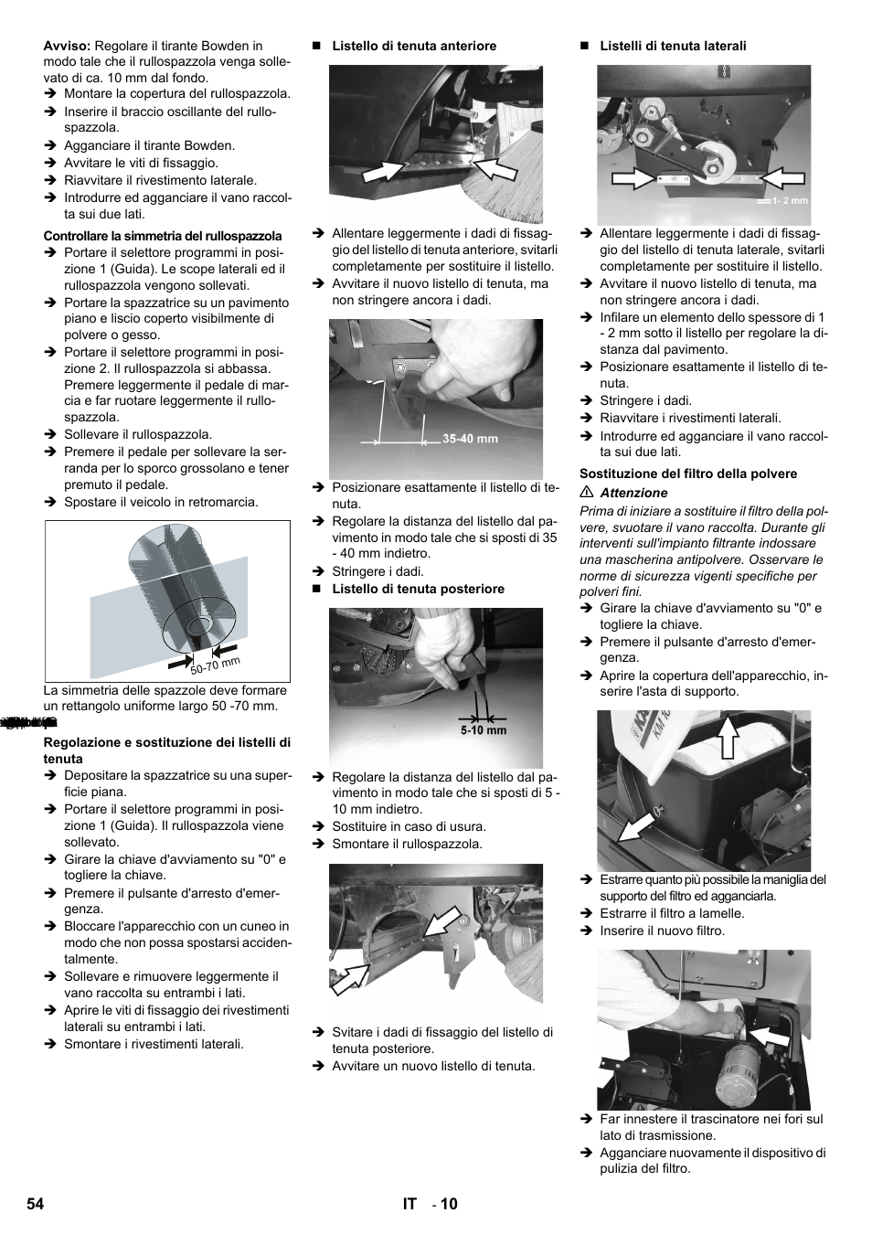 Karcher KM 100-100 R Bp Pack User Manual | Page 54 / 230