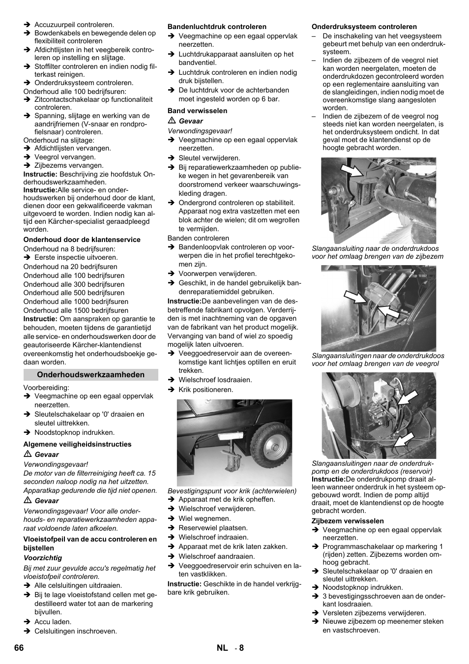 Karcher KM 100-100 R Bp Pack User Manual | Page 66 / 230