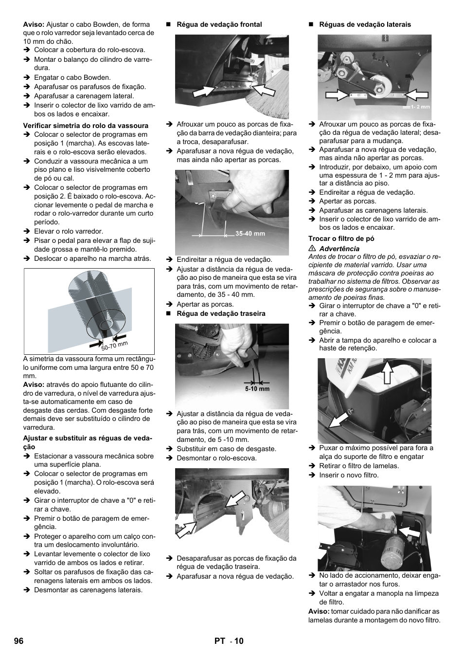 Karcher KM 100-100 R Bp Pack User Manual | Page 96 / 230