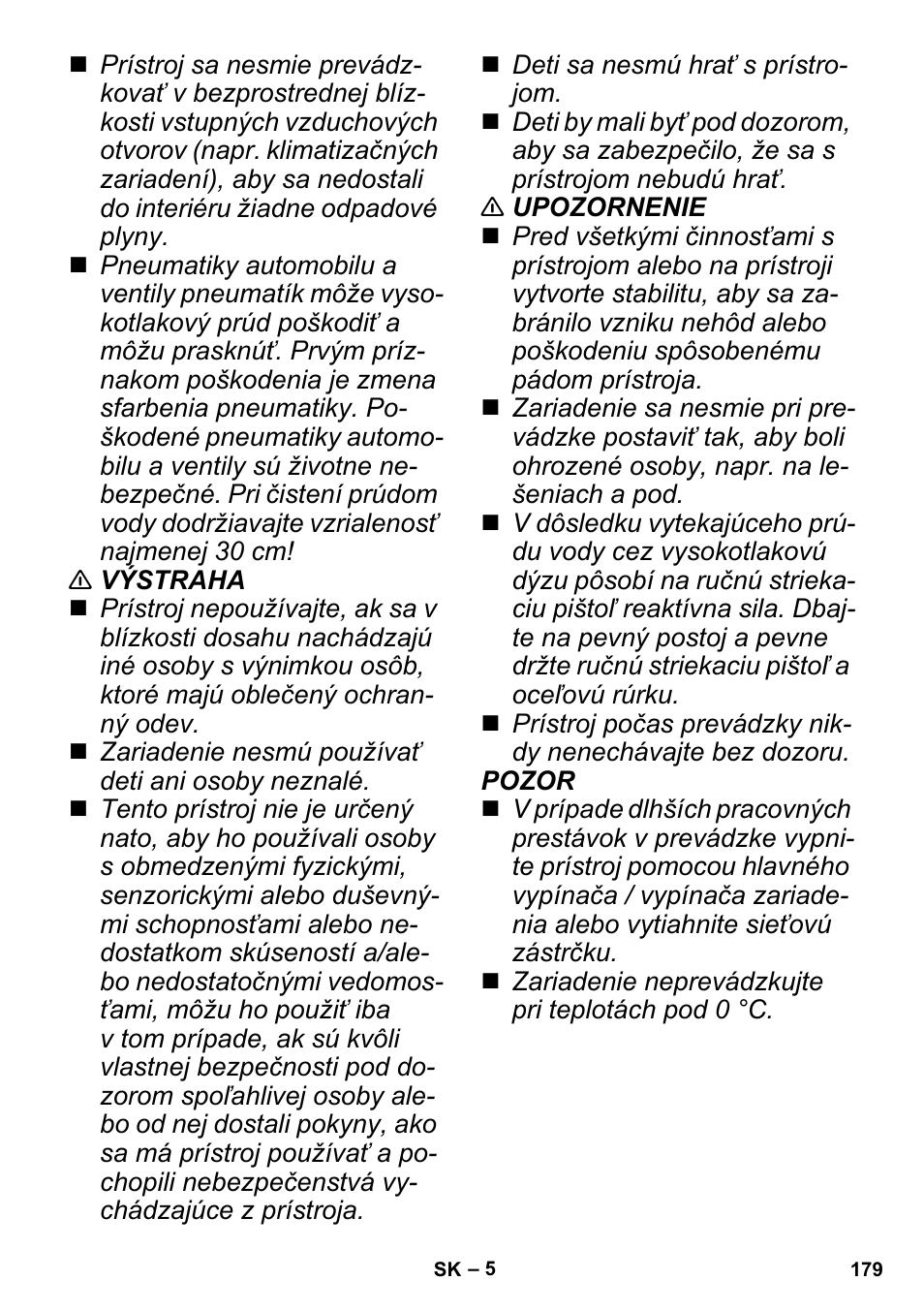 Karcher G 4-10 M User Manual | Page 179 / 252