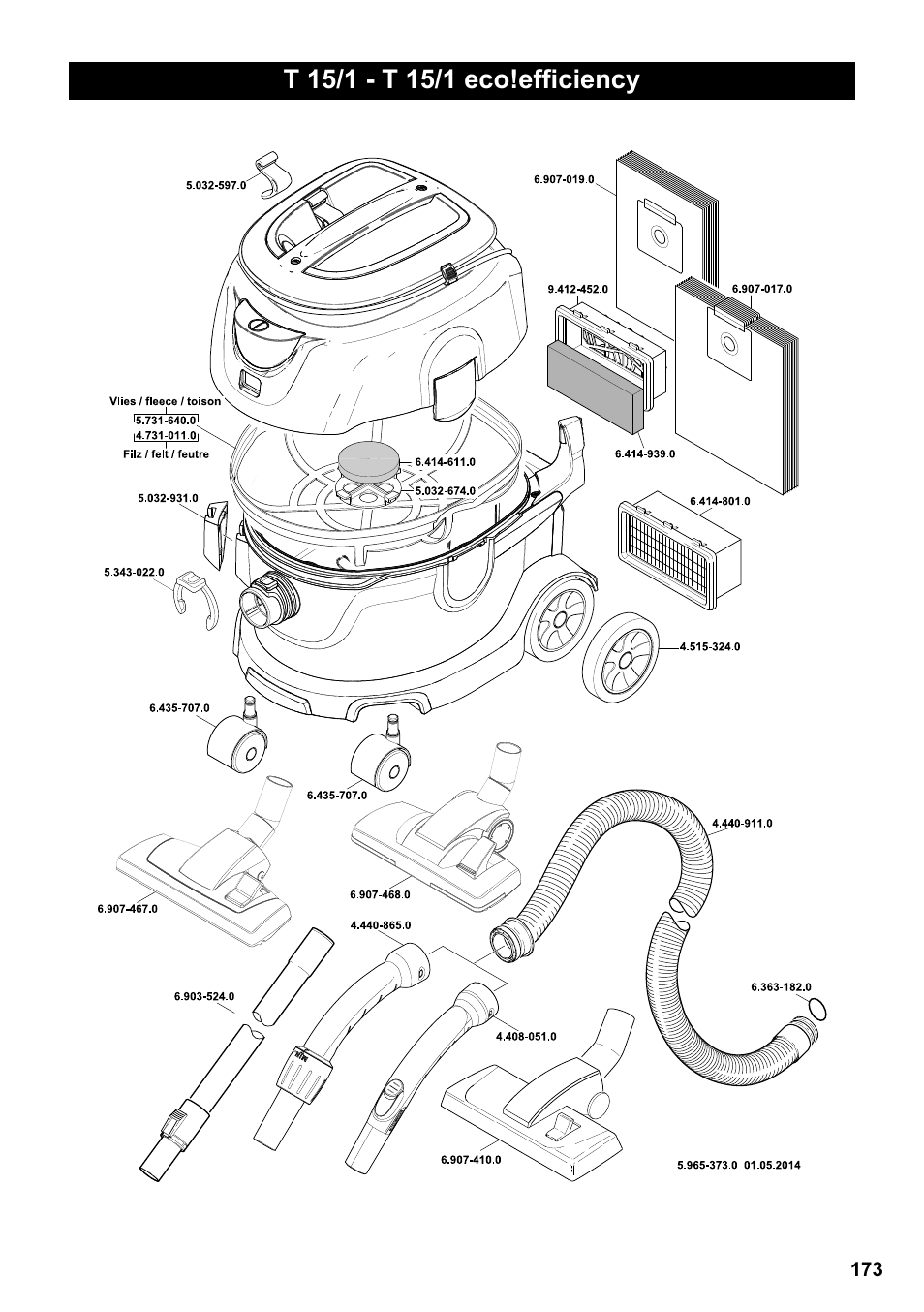 Karcher T 15-1 eco!efficiency User Manual | Page 173 / 176