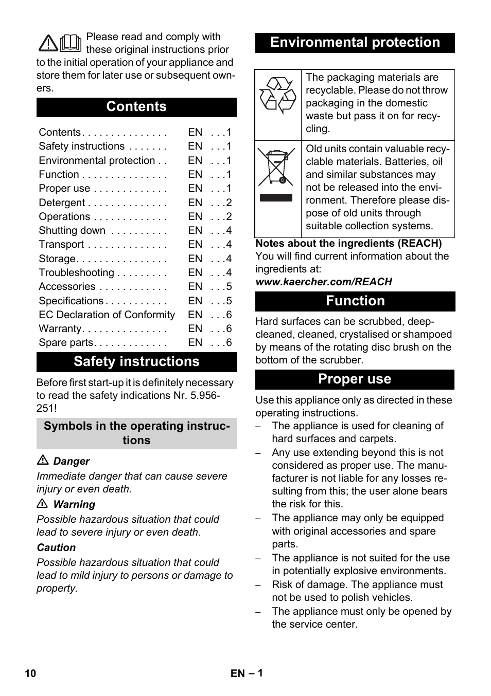 Karcher BD 17-5 C User Manual | Page 10 / 160