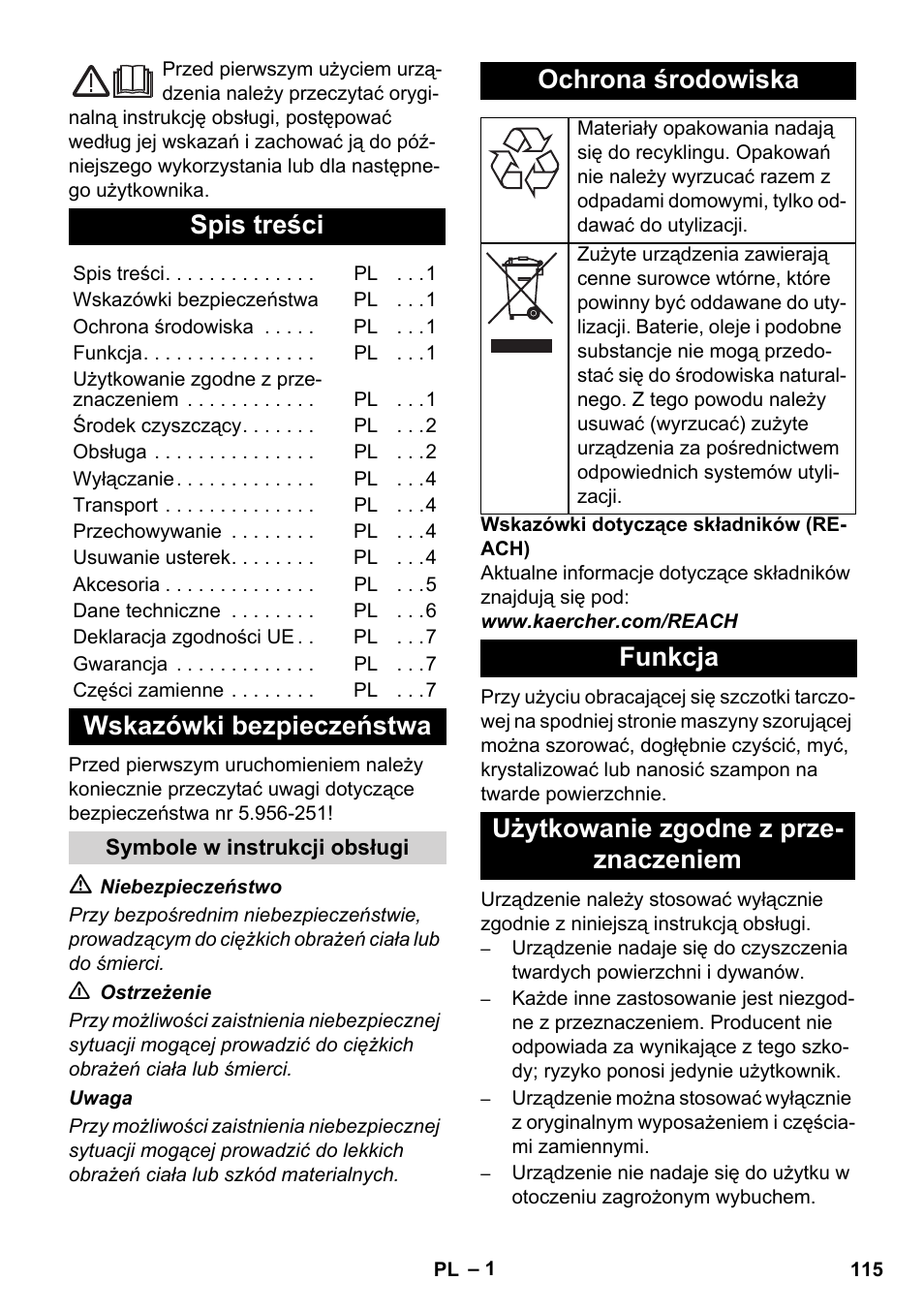 Karcher BD 17-5 C User Manual | Page 115 / 160