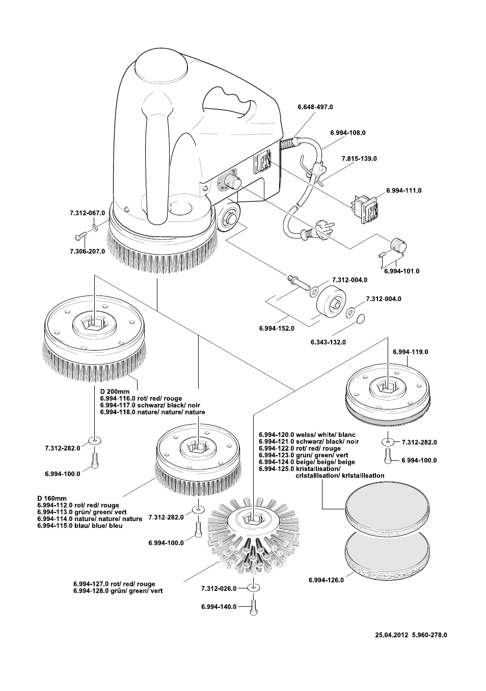 Karcher BD 17-5 C User Manual | Page 157 / 160