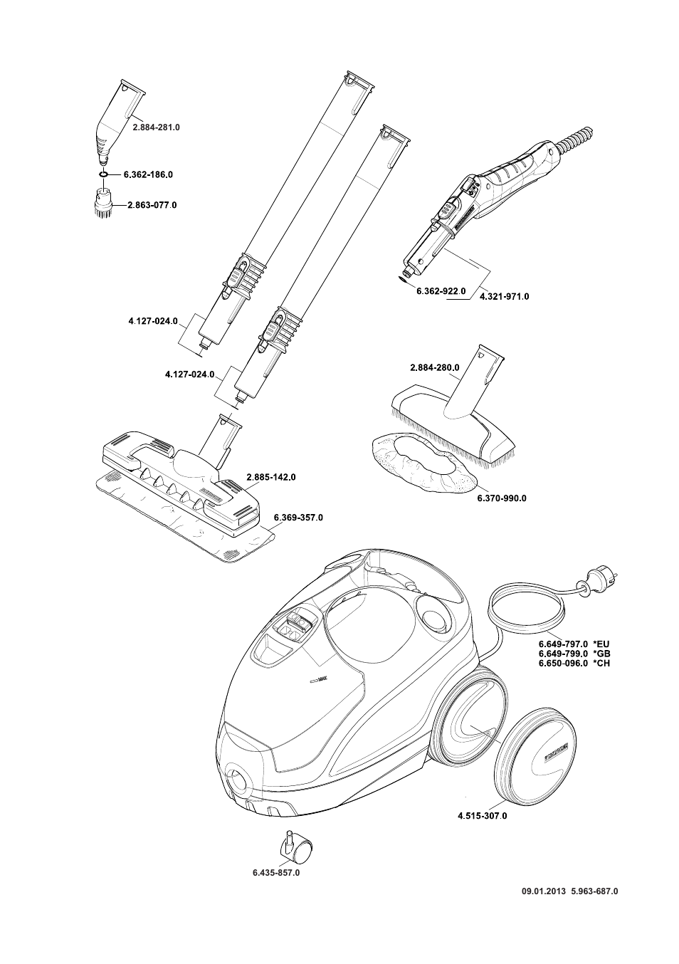 Karcher SC 2-500 C User Manual | Page 265 / 266
