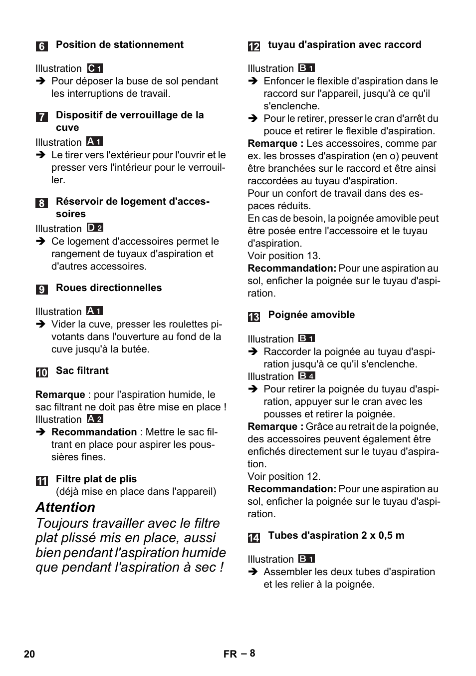 Karcher MV 4 User Manual | Page 20 / 190