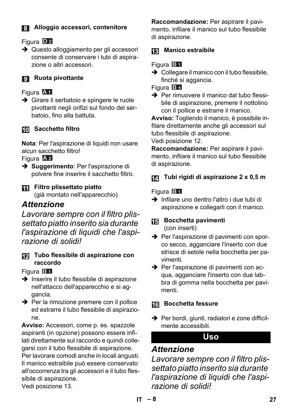 Karcher MV 4 User Manual | Page 27 / 190