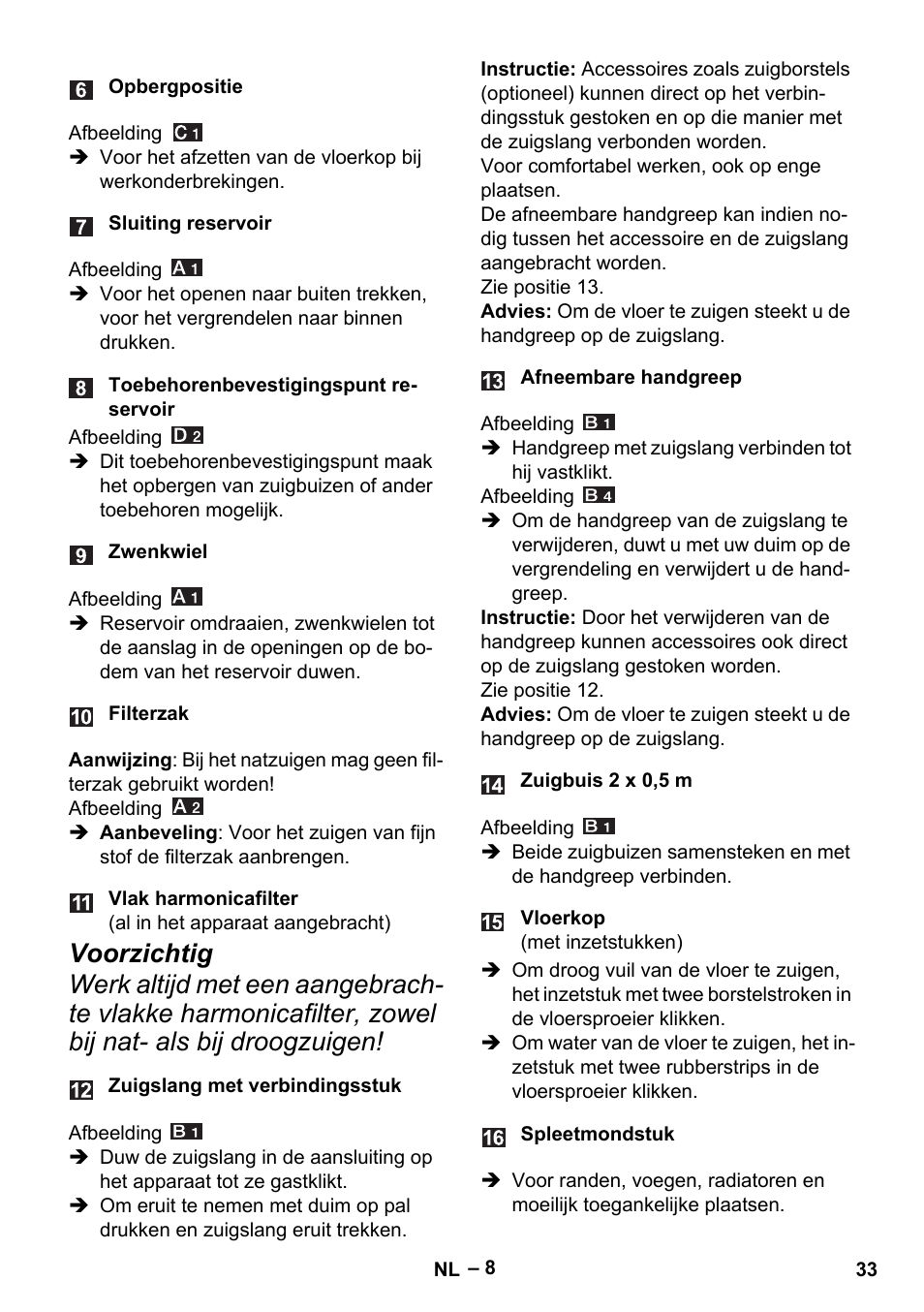 Karcher MV 4 User Manual | Page 33 / 190