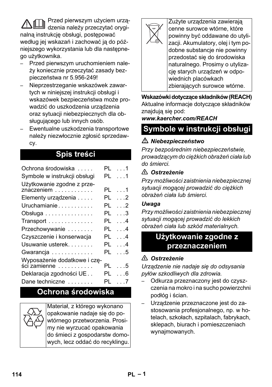 Karcher NT 65-2 Tact Tc User Manual | Page 114 / 184