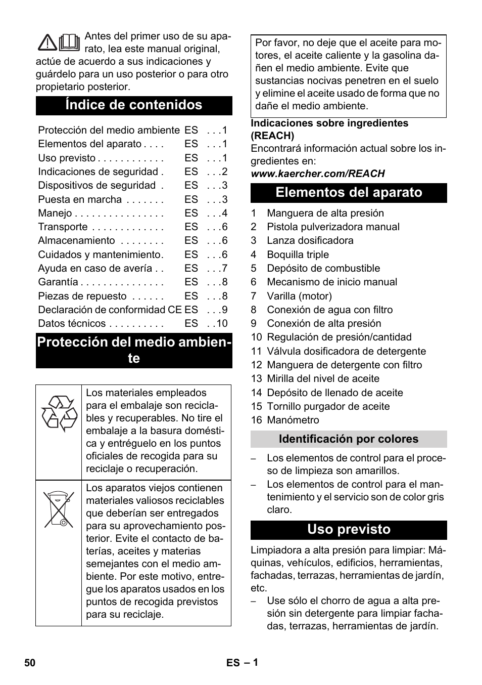 Karcher HD 1040 B User Manual | Page 50 / 248