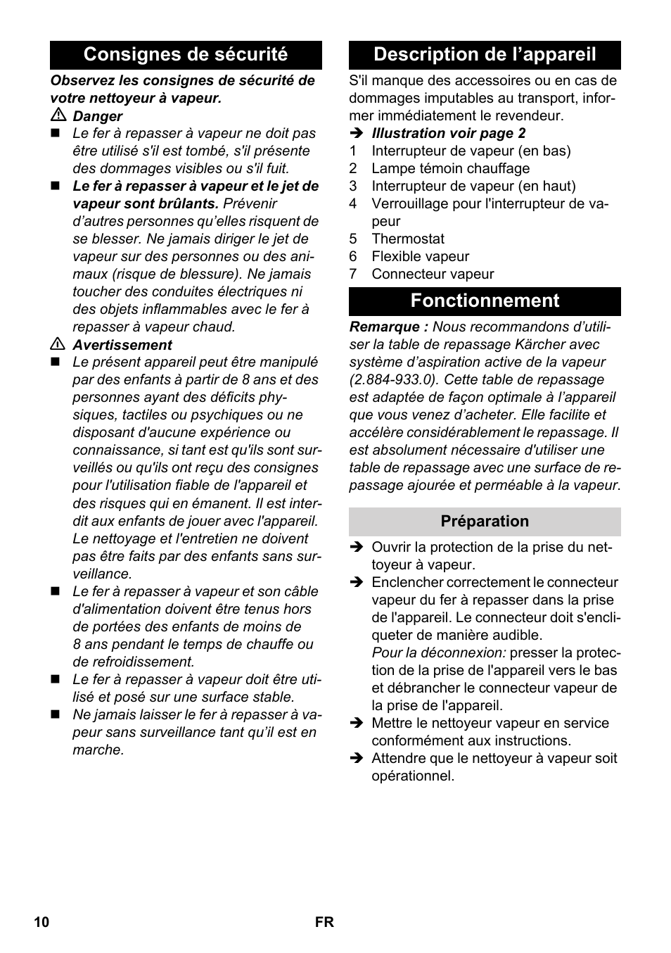 Karcher SC 5-800 C EU User Manual | Page 10 / 88