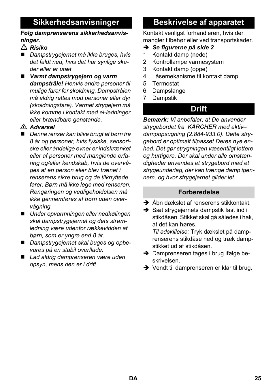 Karcher SC 5-800 C EU User Manual | Page 25 / 88