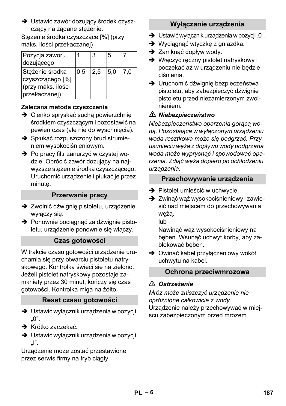 Karcher HD 13-18 S Plus User Manual | Page 187 / 300