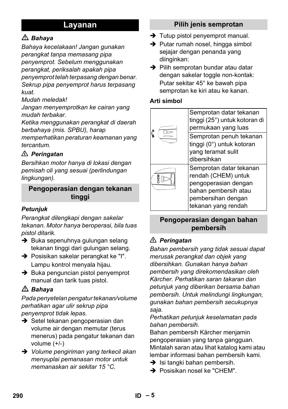 Layanan | Karcher HD 13-18 S Plus User Manual | Page 290 / 300