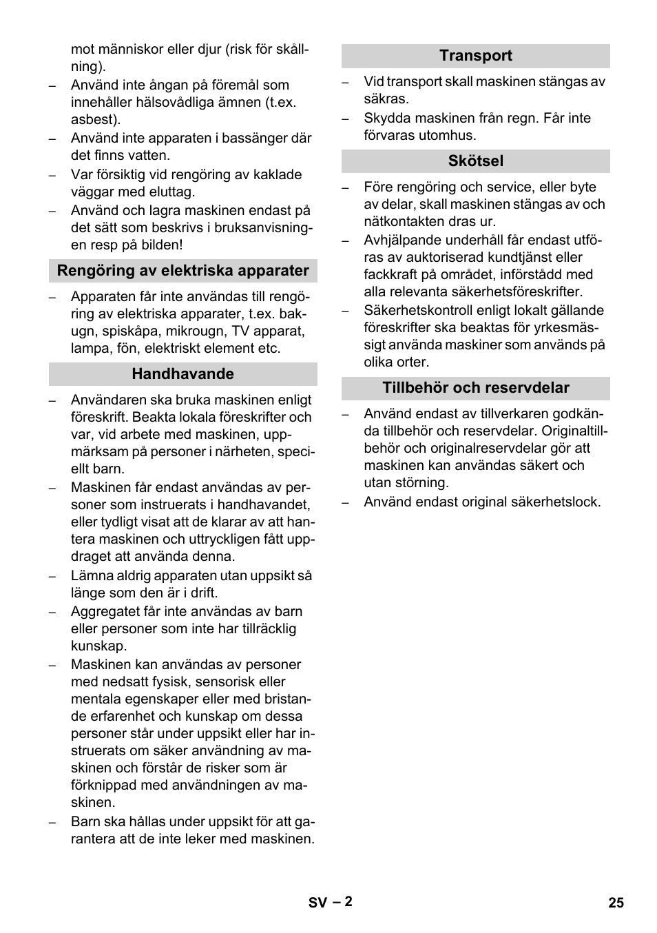 Karcher DE 4002 EU User Manual | Page 25 / 60