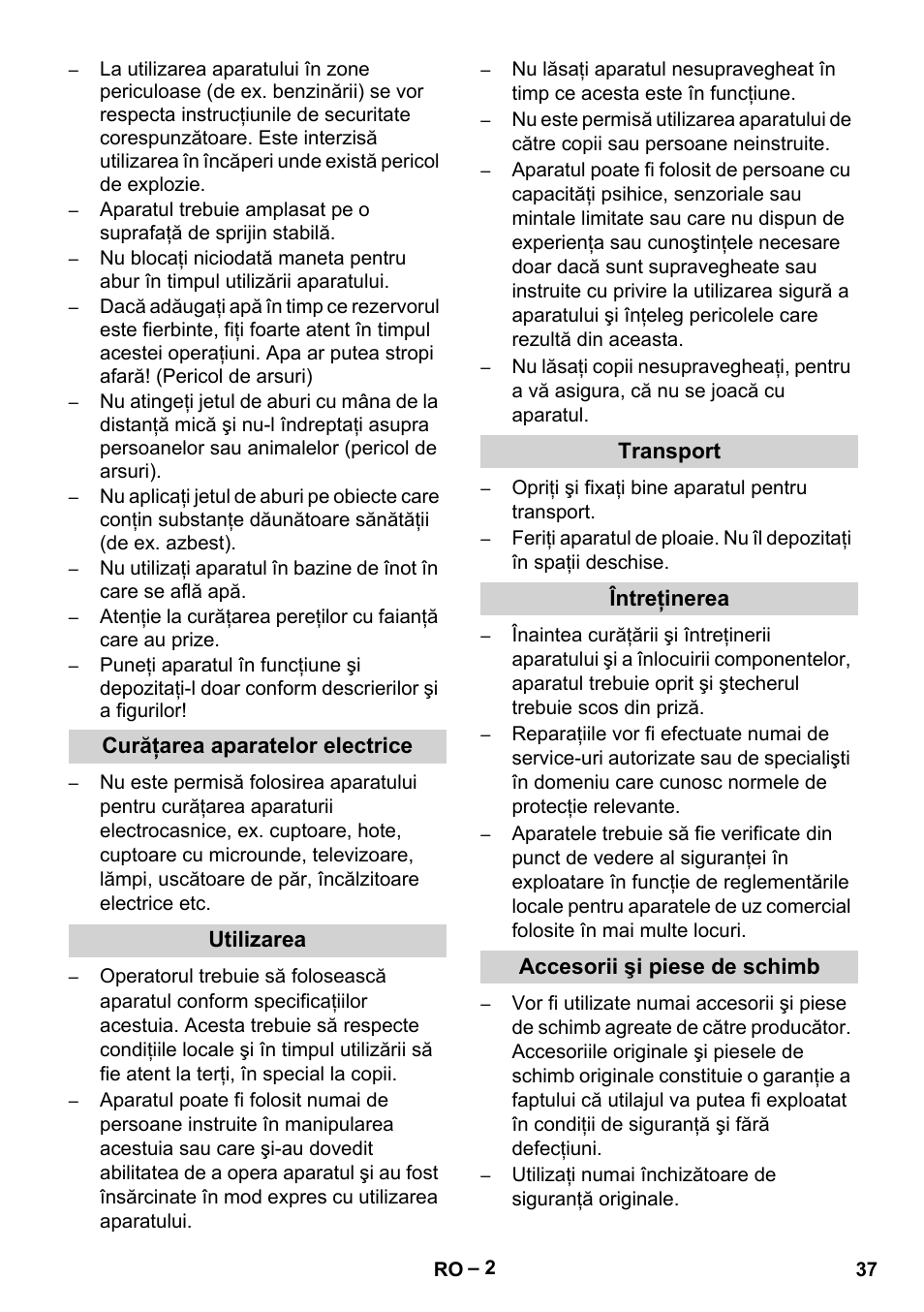Karcher DE 4002 EU User Manual | Page 37 / 60