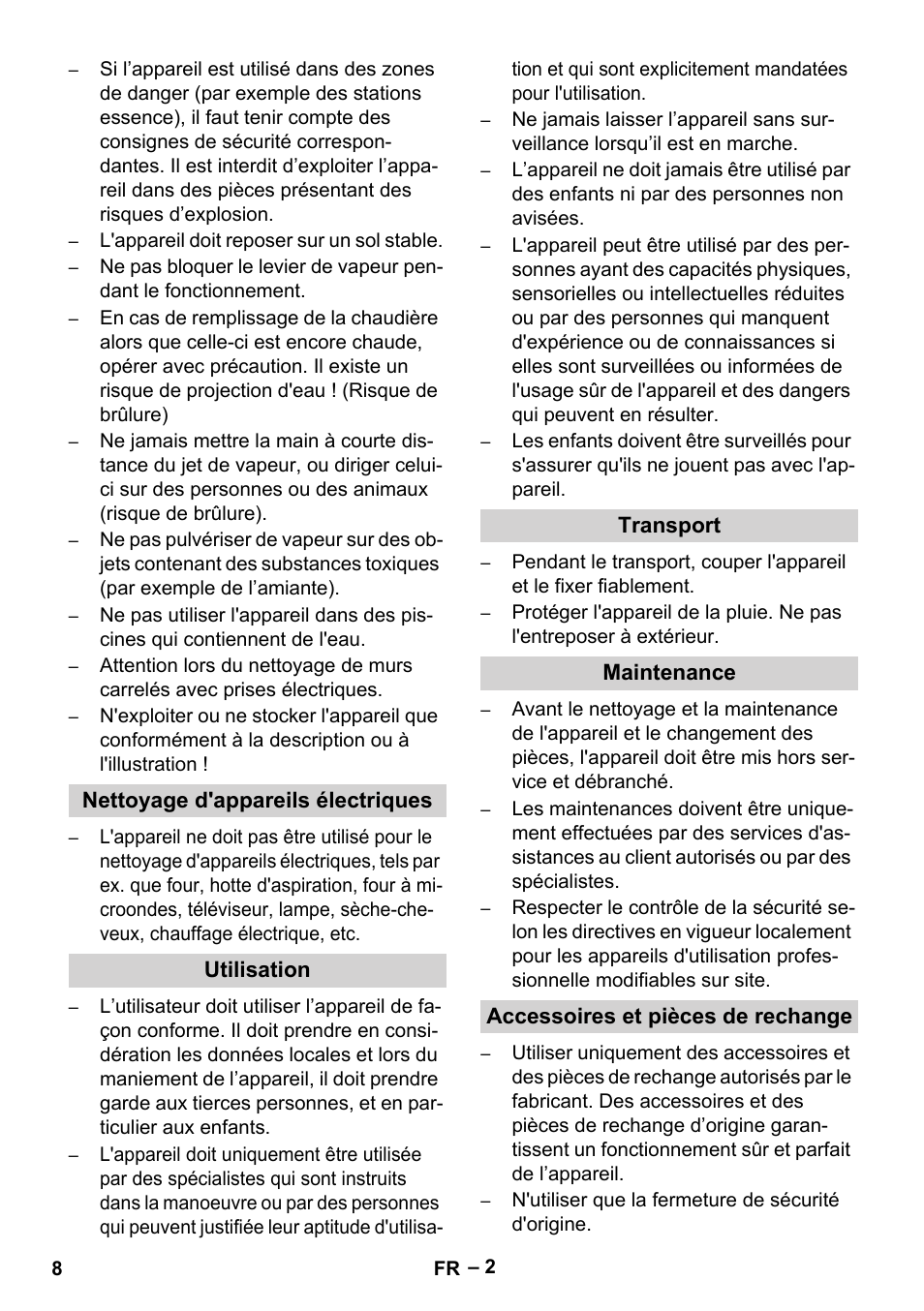 Karcher DE 4002 EU User Manual | Page 8 / 60