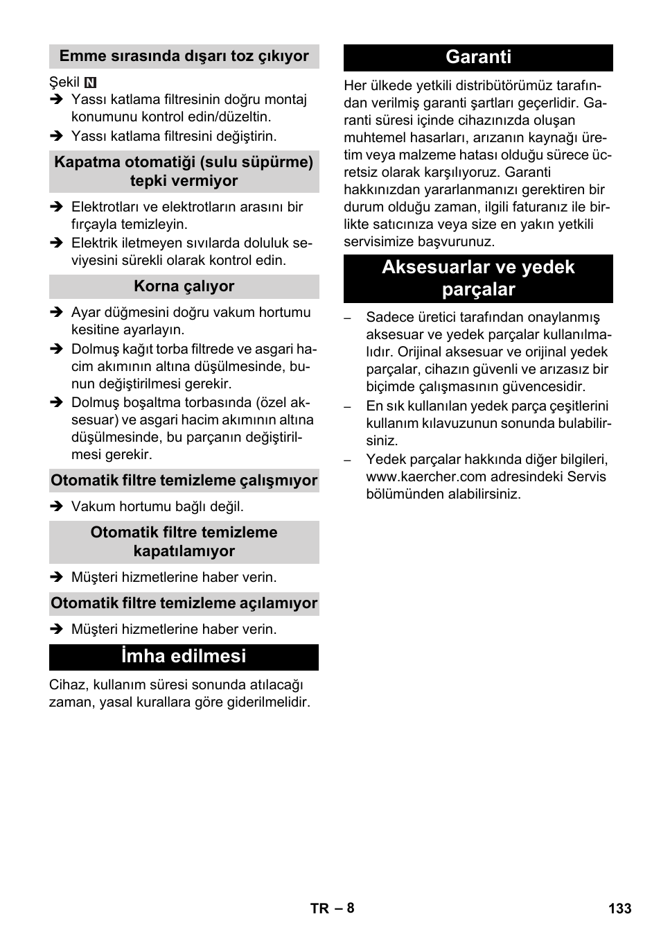 Karcher NT 35-1 Tact Te M User Manual | Page 133 / 284