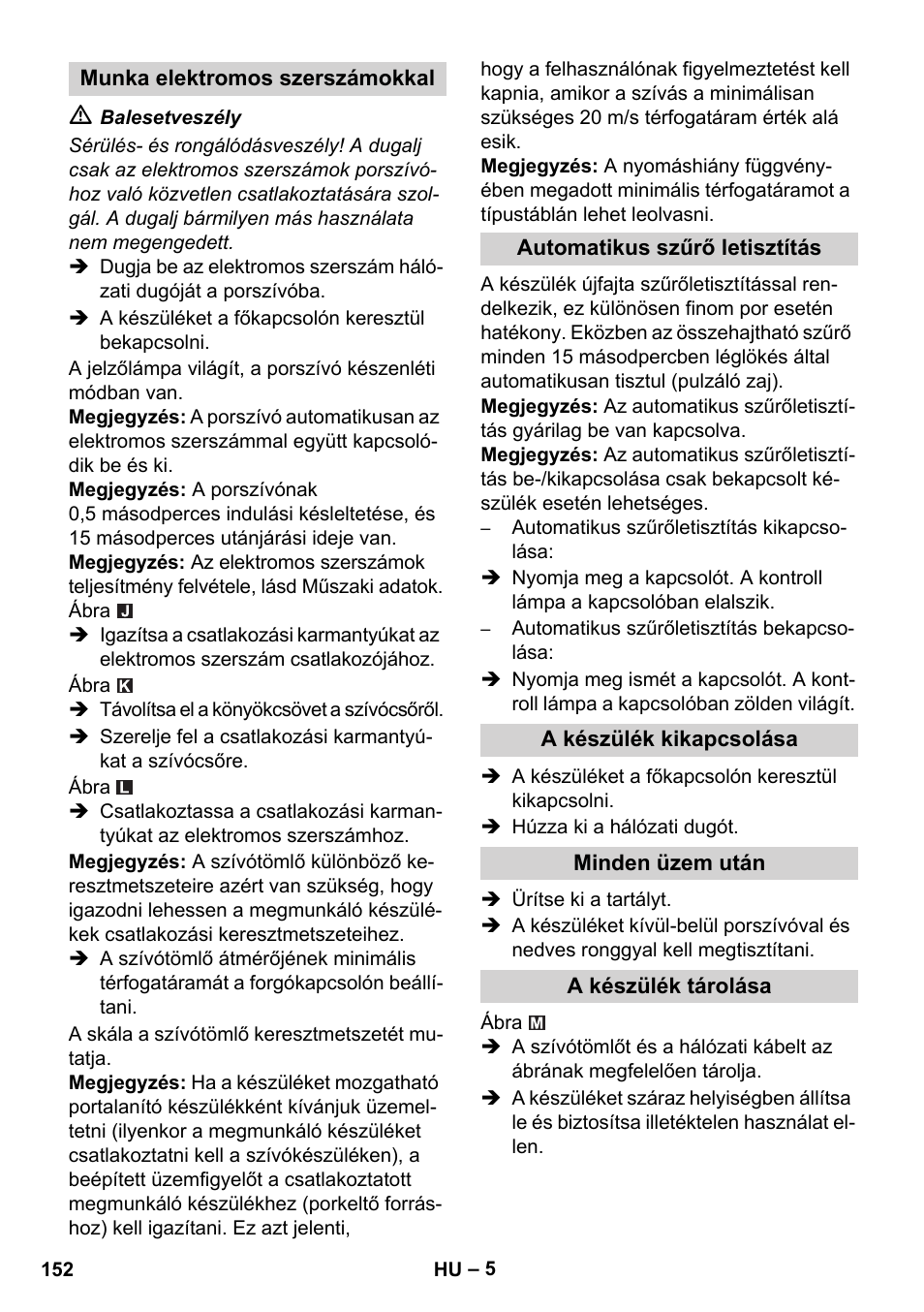 Karcher NT 35-1 Tact Te M User Manual | Page 152 / 284