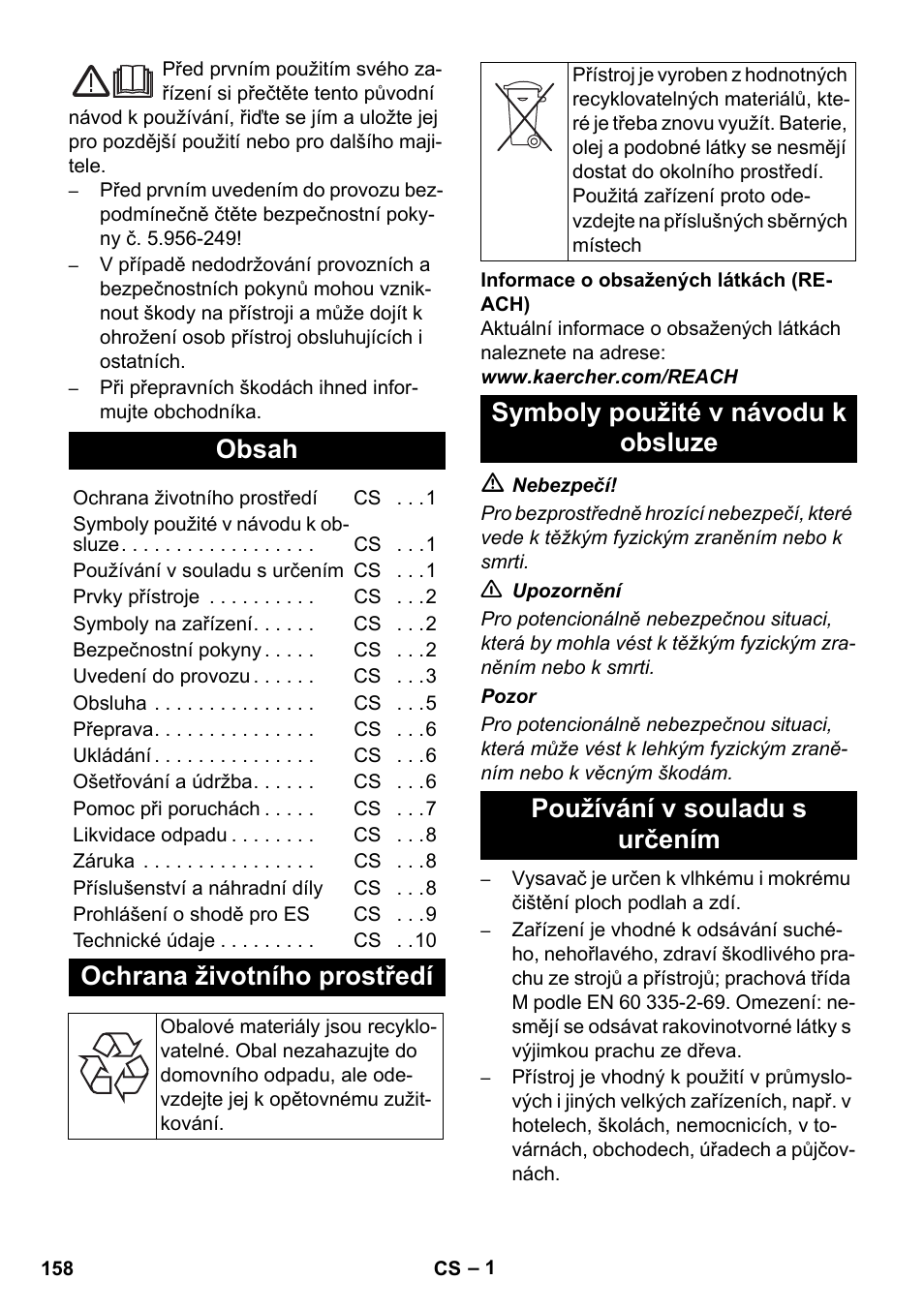 Karcher NT 35-1 Tact Te M User Manual | Page 158 / 284