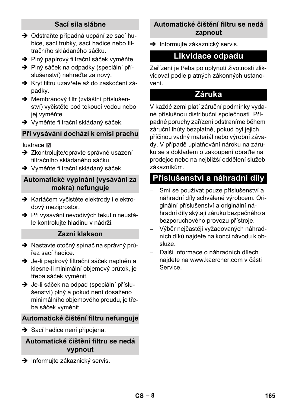 Karcher NT 35-1 Tact Te M User Manual | Page 165 / 284