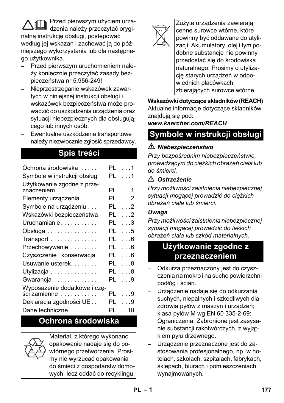 Karcher NT 35-1 Tact Te M User Manual | Page 177 / 284