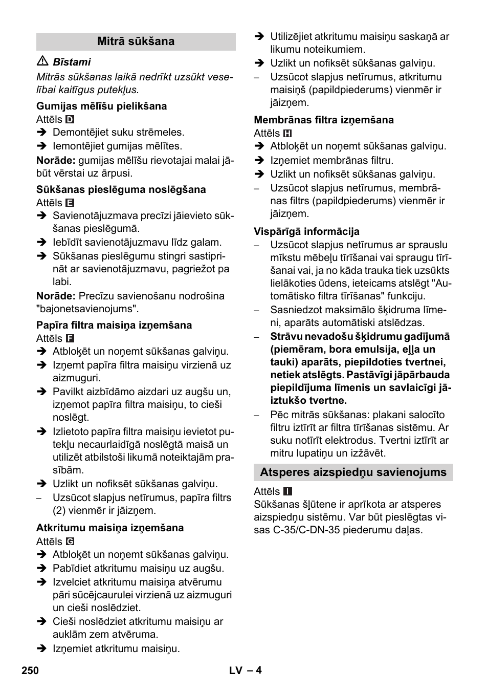 Karcher NT 35-1 Tact Te M User Manual | Page 250 / 284