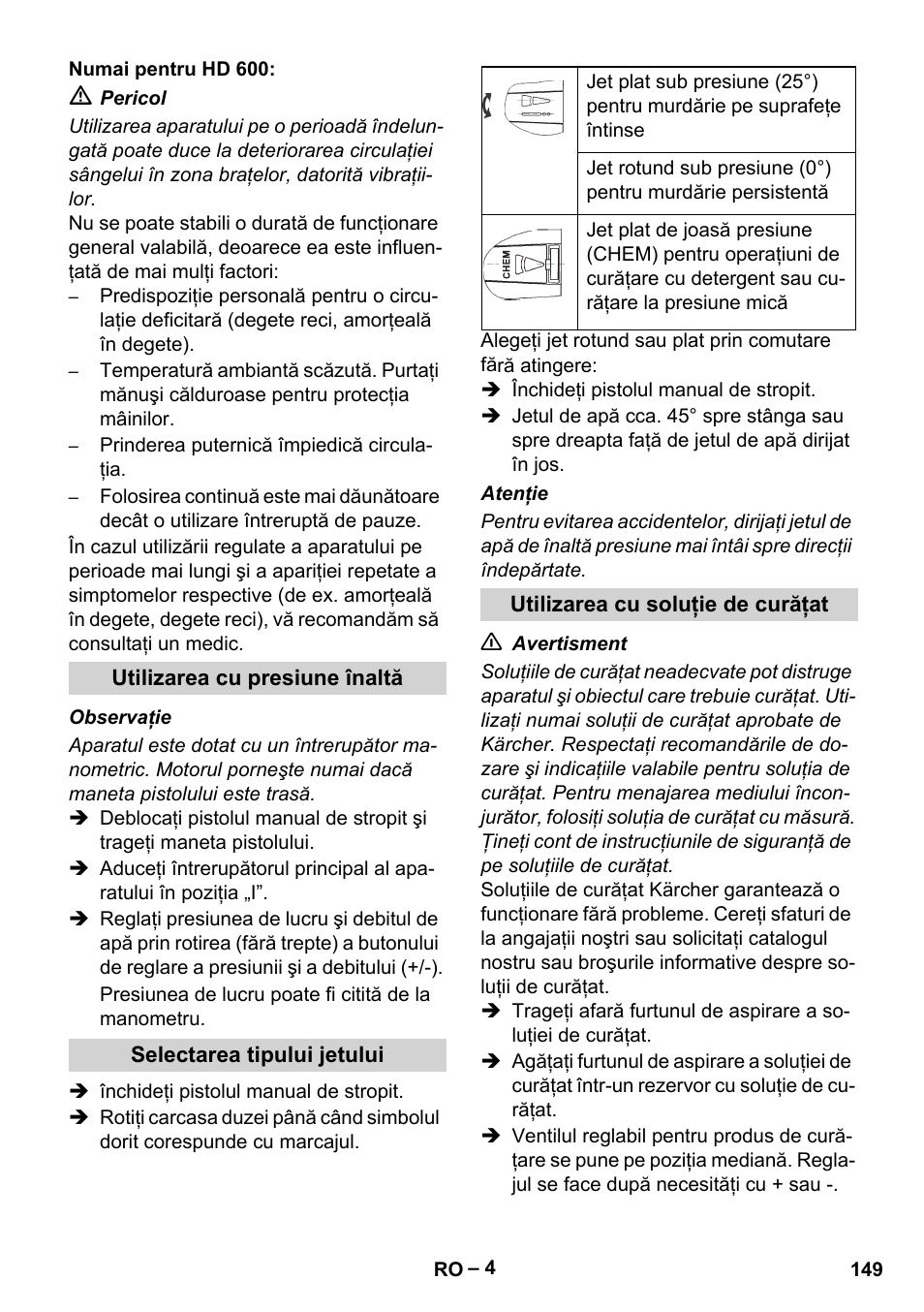 Karcher HD 715 User Manual | Page 149 / 222