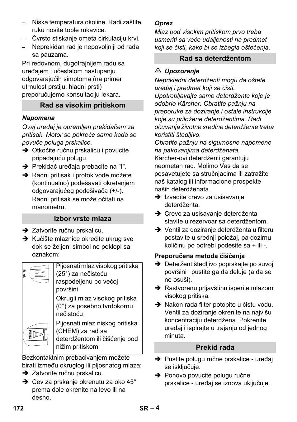 Karcher HD 715 User Manual | Page 172 / 222