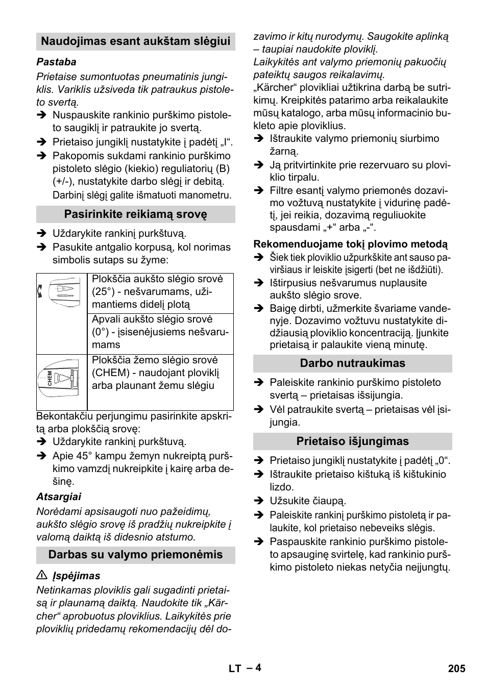 Karcher HD 715 User Manual | Page 205 / 222