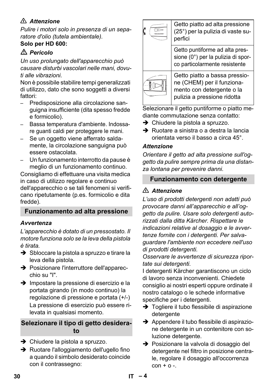 Karcher HD 715 User Manual | Page 30 / 222