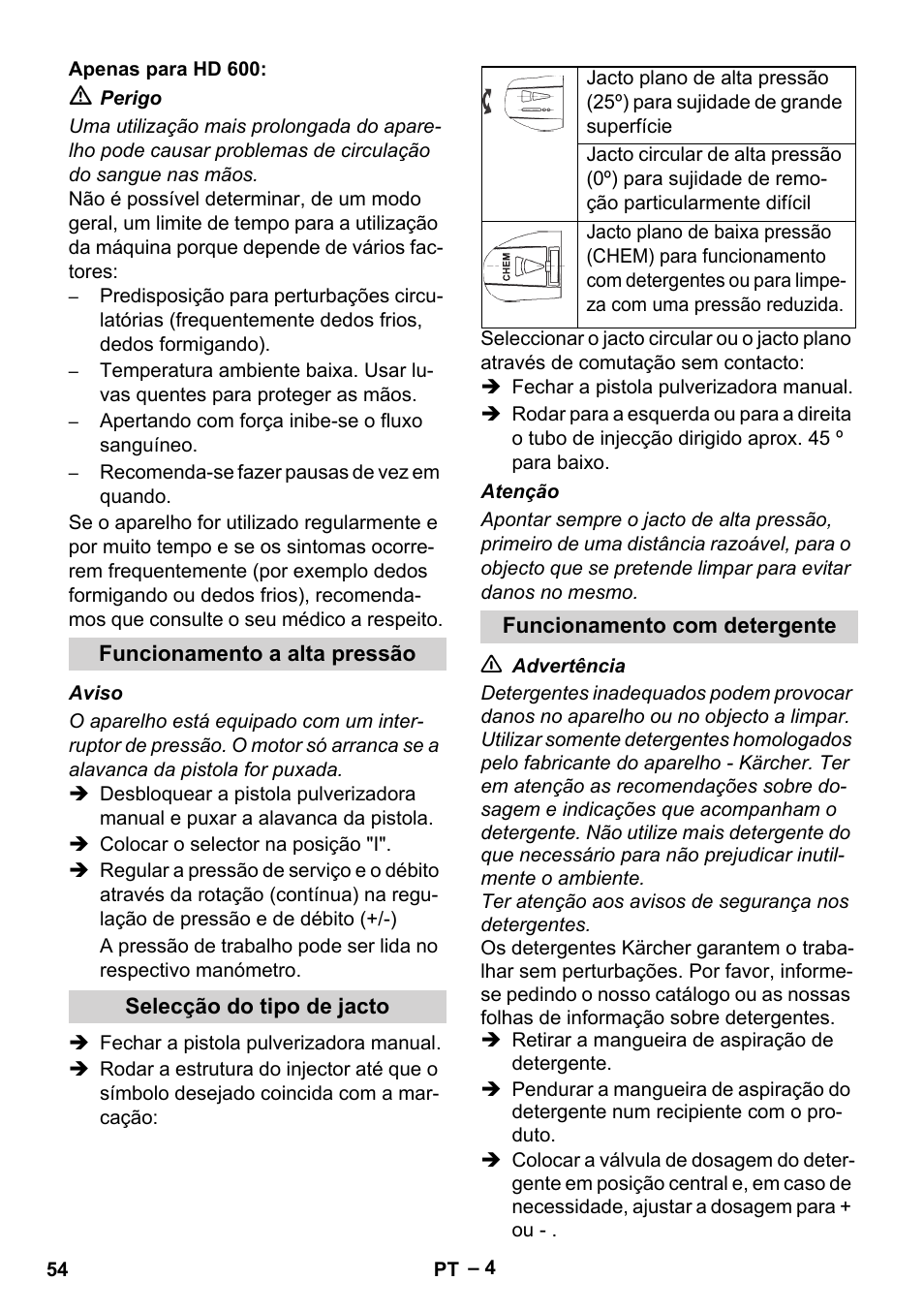 Karcher HD 715 User Manual | Page 54 / 222