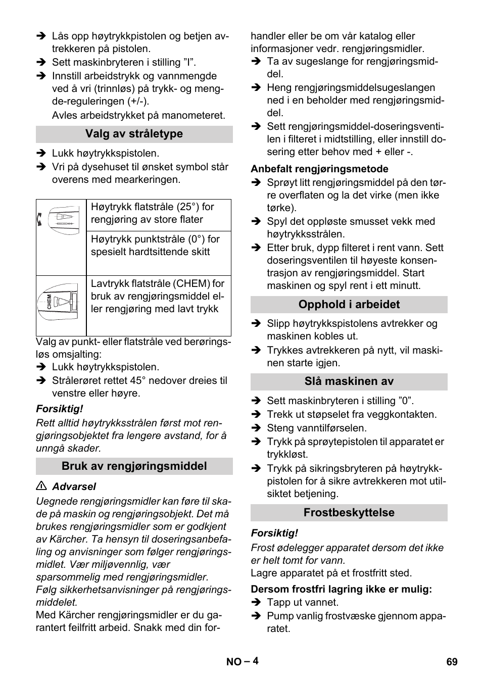 Karcher HD 715 User Manual | Page 69 / 222