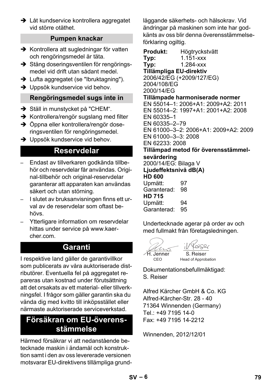 Karcher HD 715 User Manual | Page 79 / 222