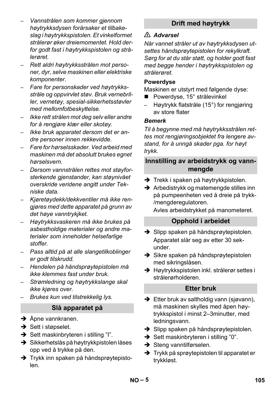 Karcher HD 9-50-4 User Manual | Page 105 / 340