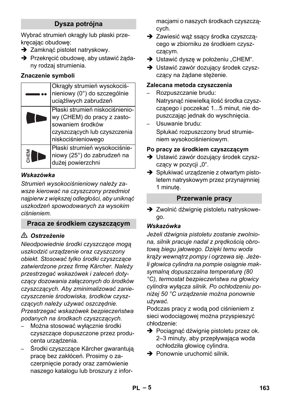 Karcher HD 801 B User Manual | Page 163 / 254